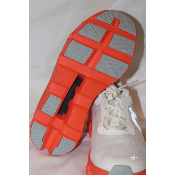 ON CLOUD WOMEN'S CLOUDMONSTER ATHLETIC RUNNING SHOES WHITE FLAME NIB - Picture 9 of 9